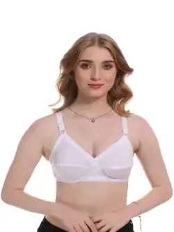 Women Full Coverage Non Padded Bra (White)