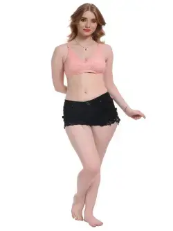 Floral Bra Full Coverage (Pink & White )